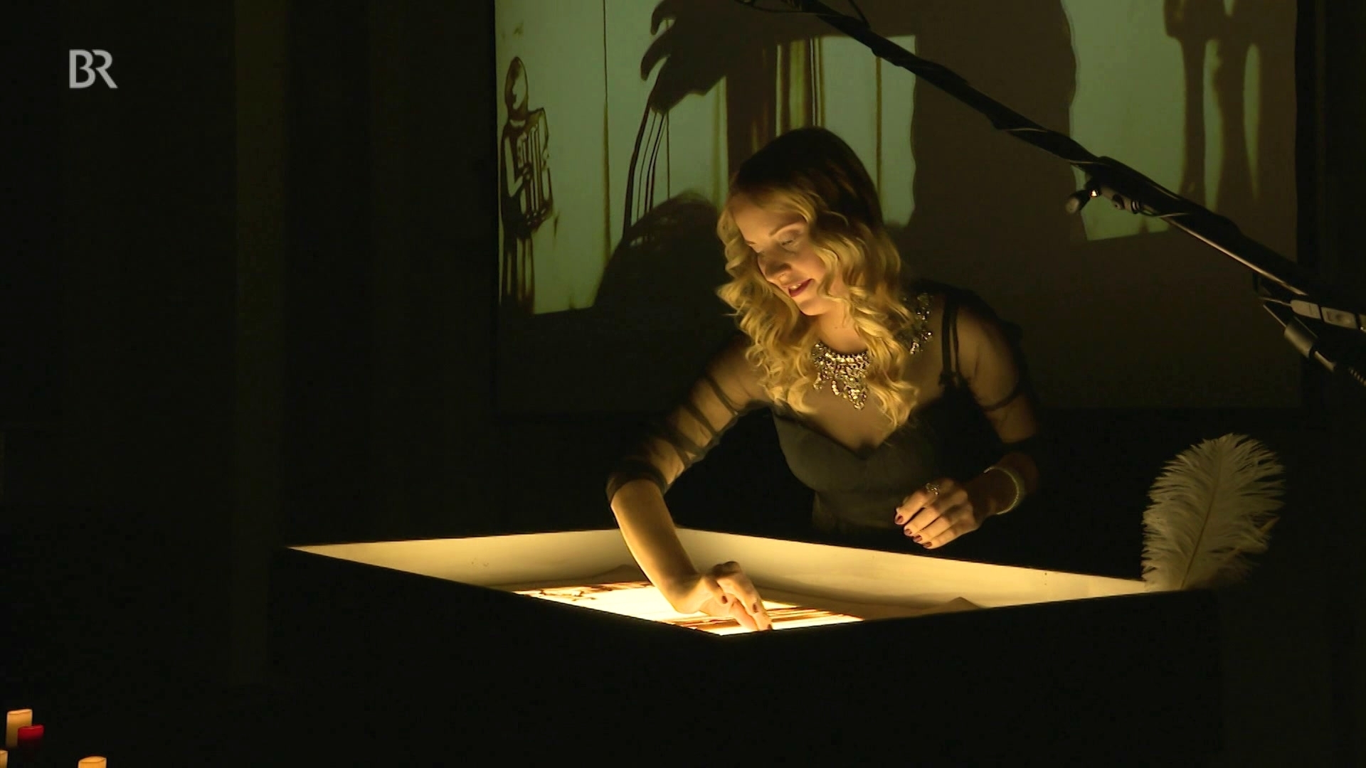 Premiere Nürnberg in Sand gemalt