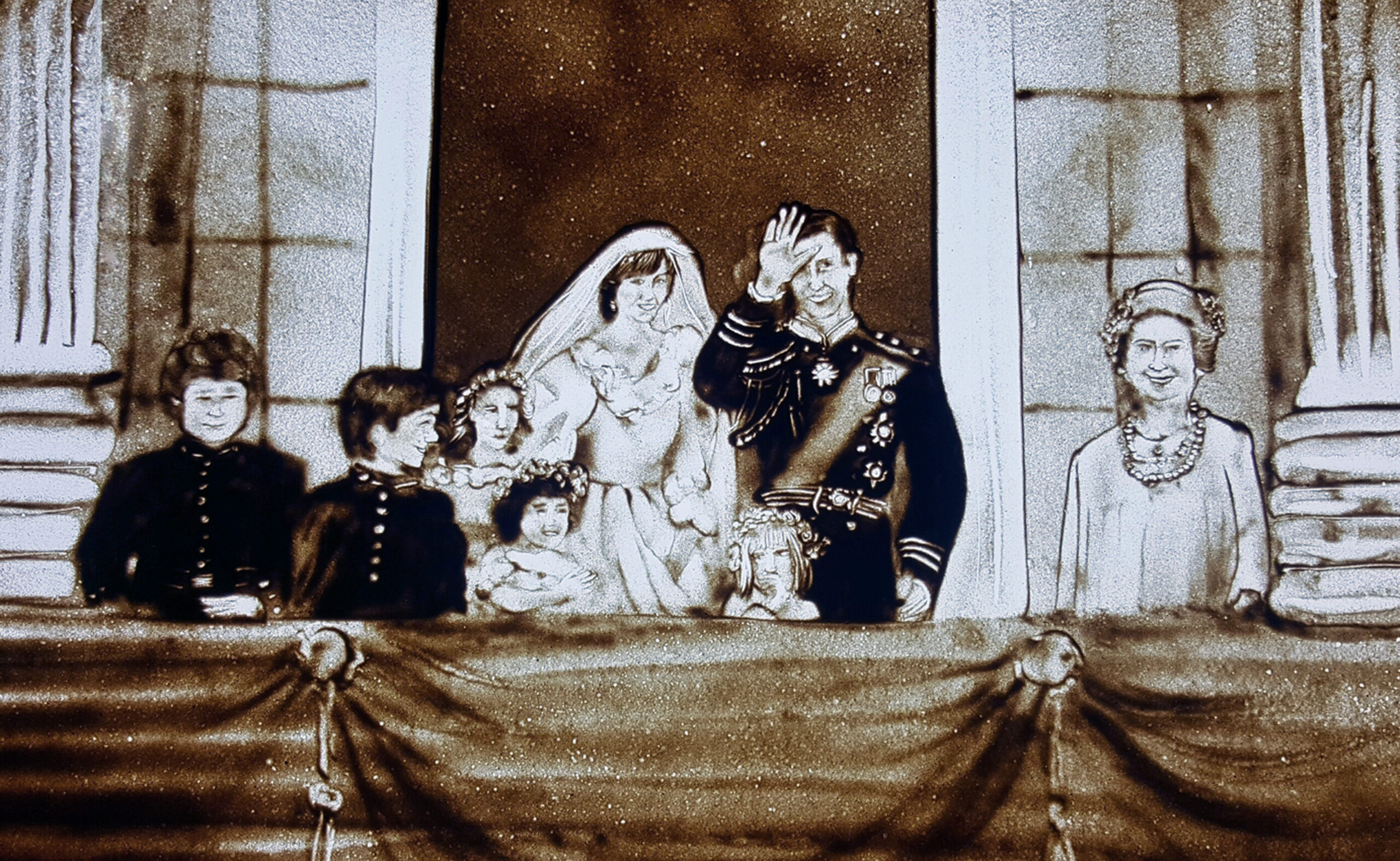 Diana Wedding  – Sand Art