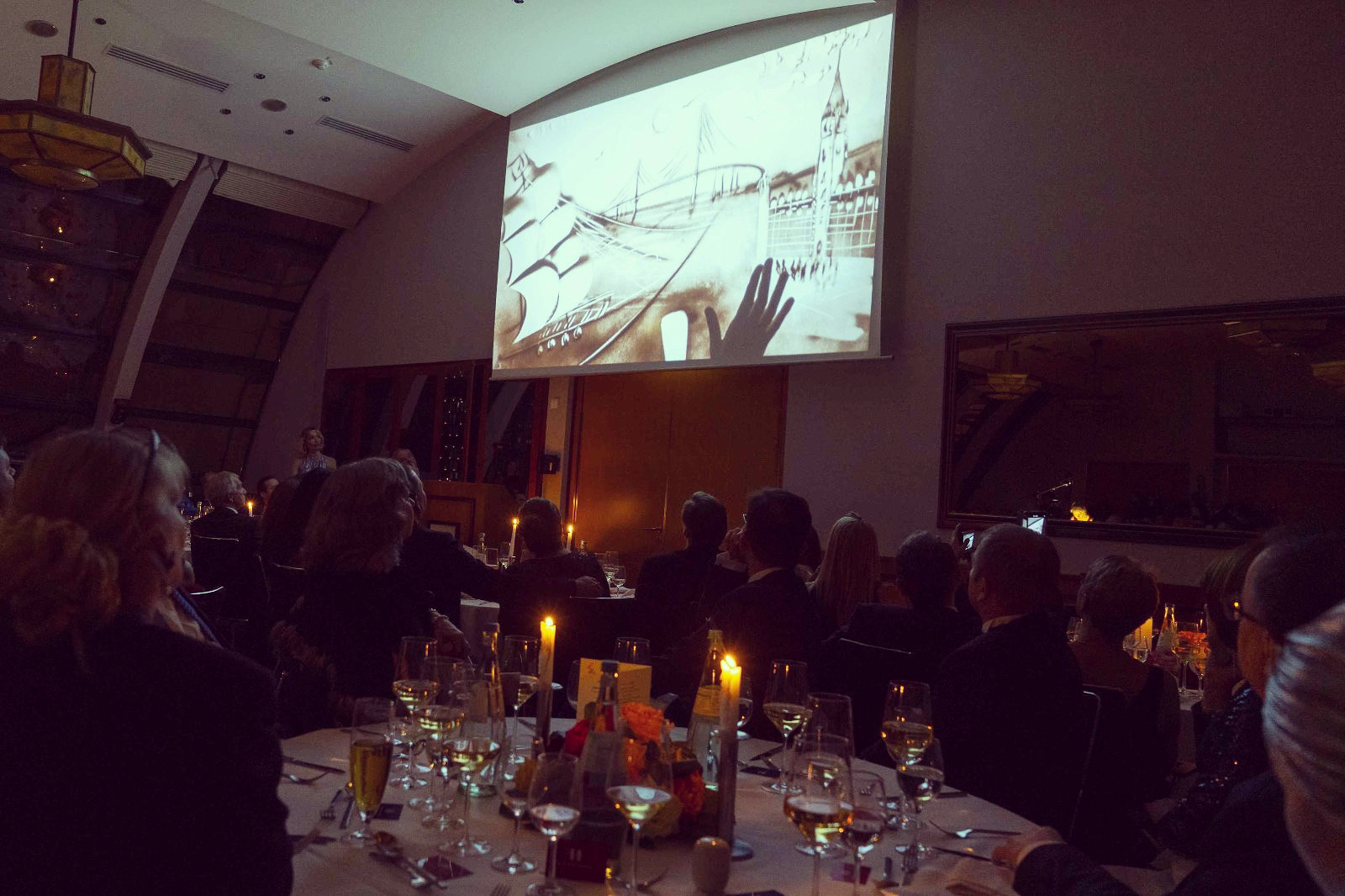 Hamburg Hotel Hafen – Sandmalerei Show für Event