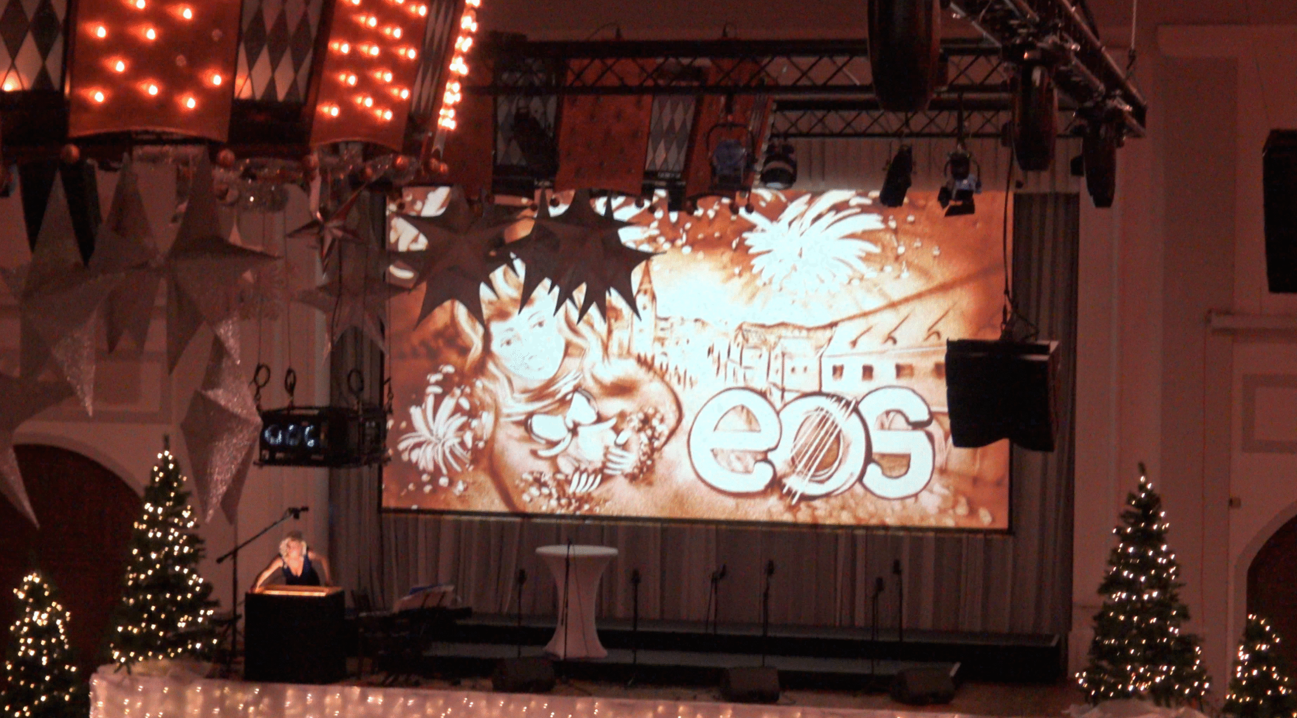 Sandmalerei Show in München – EOS Firma